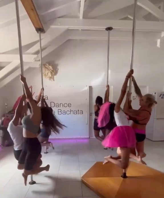 Cours Pole Dance groupe EVJF